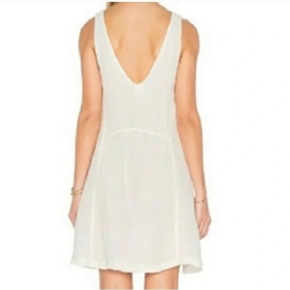 Free People Swing Dress Boho Linen Cargo Pocket Womens Size Extra Small - Picture 1 of 8